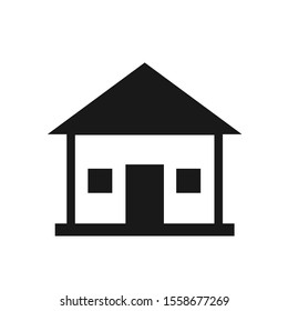 House Icon Vector Illustration. Flat Home Icon