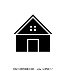 House icon, vector illustration. Flat design style eps 10.