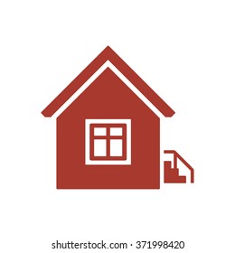House  icon, vector illustration. Flat design style.