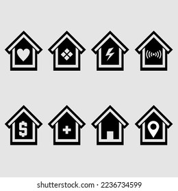 house icon vector illustration.
good for your ad.