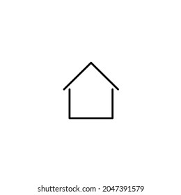 icono de la casa. Ilustración vectorial para diseño gráfico, Web, UI, aplicación.