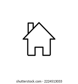House icon vector illustration. Home sign and symbol