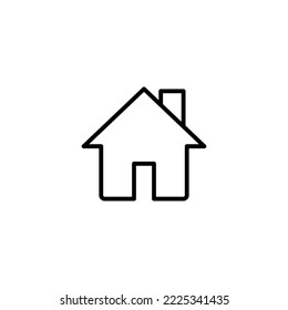 House icon vector illustration. Home sign and symbol
