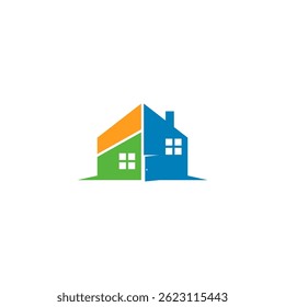 house icon vector illustration logo