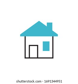 ilustración vectorial de icono de casa. diseño de estilo moderno con icono de casa