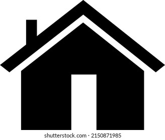 Icono de la casa ilustración vectorial en fondo blanco..eps
