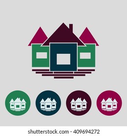 house icon vector illustration picture logo