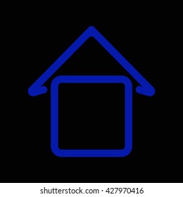 House Icon Vector Illustration. Real estate Illustration. Home icon picture.