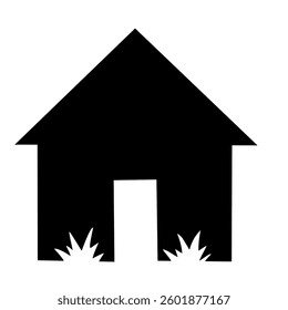 house icon vector illustration simple 