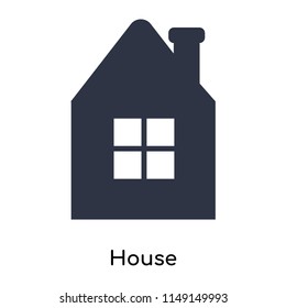 House icon vector isolated on white background for your web and mobile app design, House logo concept