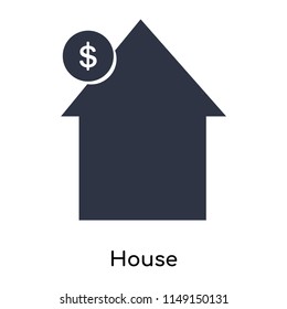 House icon vector isolated on white background for your web and mobile app design, House logo concept