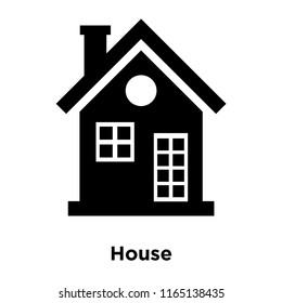 House icon vector isolated on white background, House transparent sign 