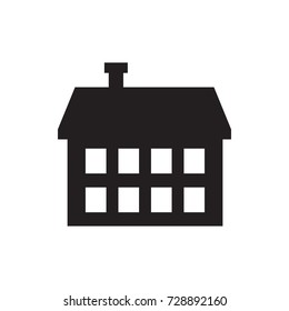 house icon vector isolated on white background