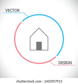 house icon vector . Lorem Ipsum Illustration design