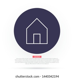 house icon vector . Lorem Ipsum Illustration design