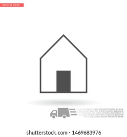 house icon vector . Lorem Ipsum Illustration design