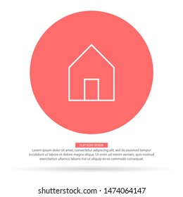 house icon vector . Lorem Ipsum Illustration design