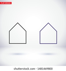 house icon vector . Lorem Ipsum Illustration design