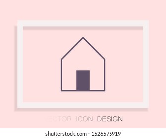 house icon vector . Lorem Ipsum Illustration design