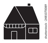 house icon vector on white background