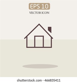 House icon vector. the property