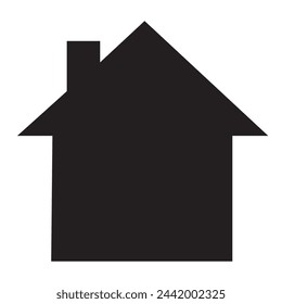 House icon vector. House, real estate icon symbol isolated on a white background.