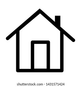 house icon vector, simple design.