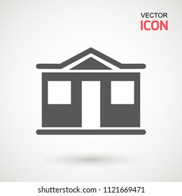house. Icon Vector. Simple flat symbol Illustration pictogram