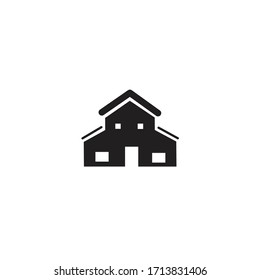 house icon vector symbol illustration
