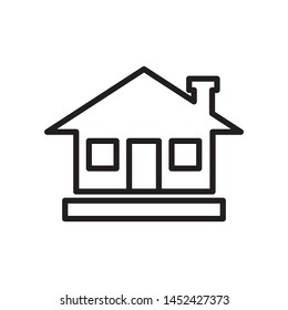 house icon vector symbol template