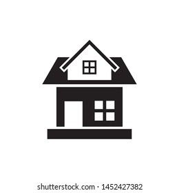 house icon vector symbol template
