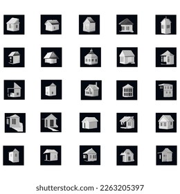 House icon. For web design. Advertising. House sale. Home equipment.