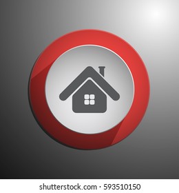 House Icon. Web design style