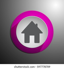 House Icon. Web design style