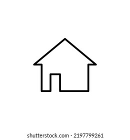 House icon for web and mobile app. Home sign and symbol