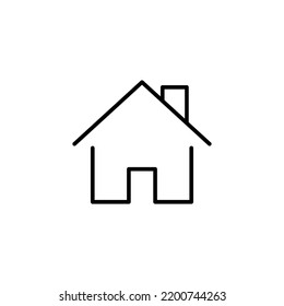 House icon for web and mobile app. Home sign and symbol