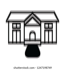 House icon for web and print . EPS 10 