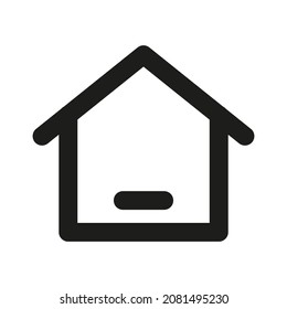 House icon with white background