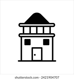 House icon with white background vector