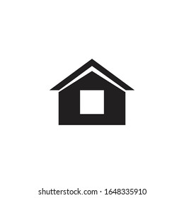 house icon with window vector illustration on white background