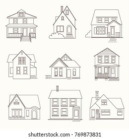 House icons collection various shapes outline

See large preview
Delete
