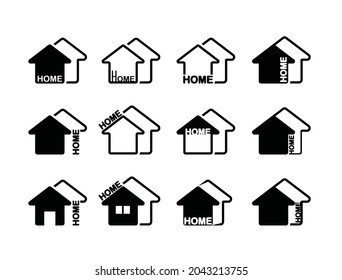 House icons come in many forms.