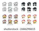House Icons. Multi series icons collection