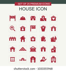 House icons set