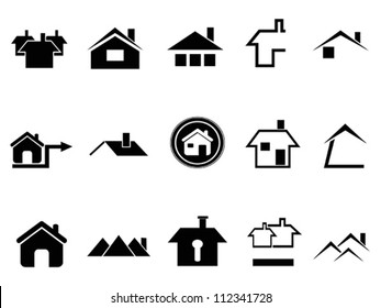 house icons set