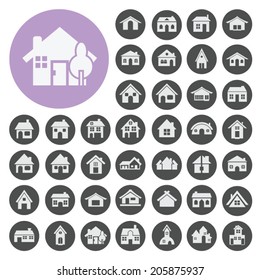 House icons set