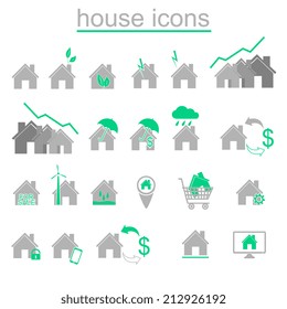 House icons set