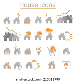 House icons set