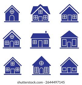House icons set. Home icon .