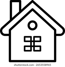  House Icons Set minimalistic Style Home and Real Estate Symbol Collection for Apps, Websites, and UI Design on White Background - Stock Vector
